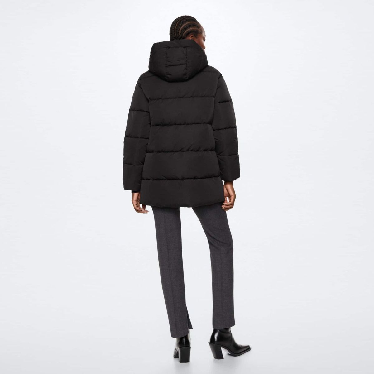 MANGO - Parka Acolchado Capucha Tokyo Mujer Mango