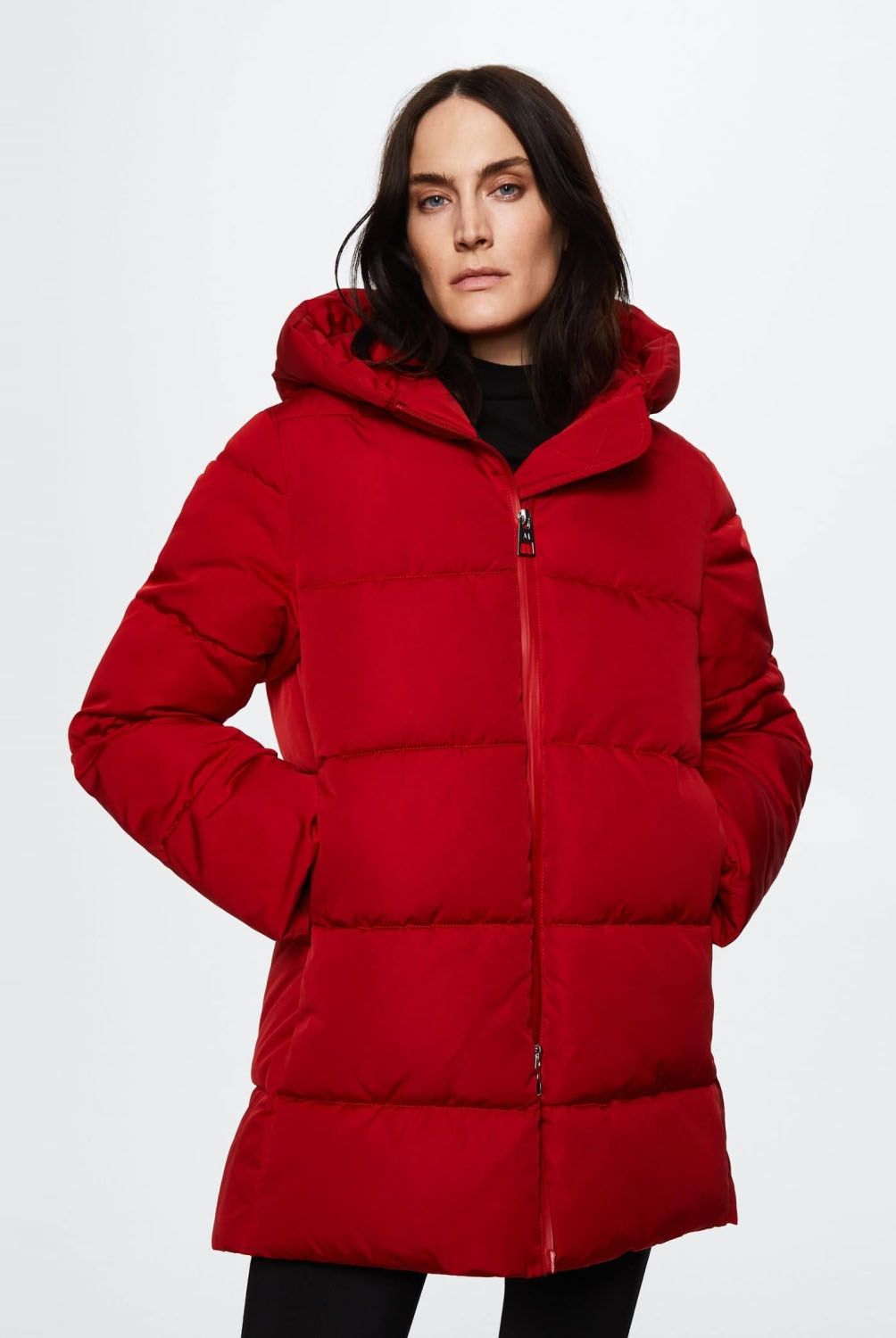 MANGO - Parka Acolchado Capucha Tokyo Mujer Mango