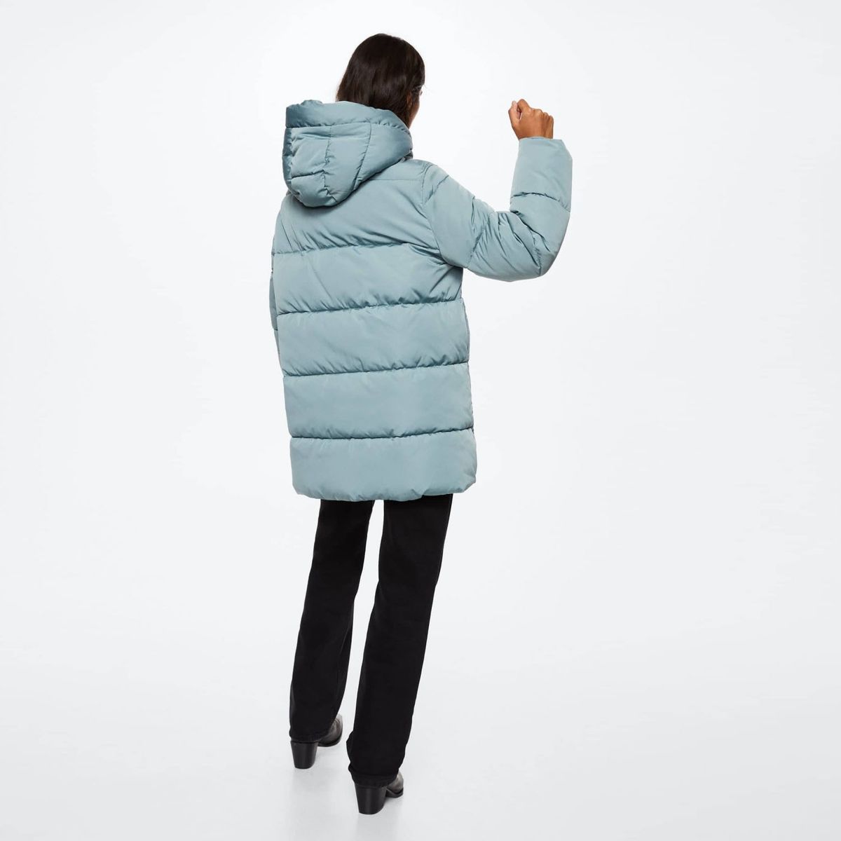 MANGO - Parka Acolchado Capucha Tokyo Mujer Mango