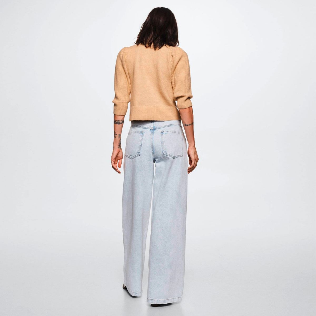 MANGO - Mango Sweater Punto Cuello Vuelto Luna Mujer