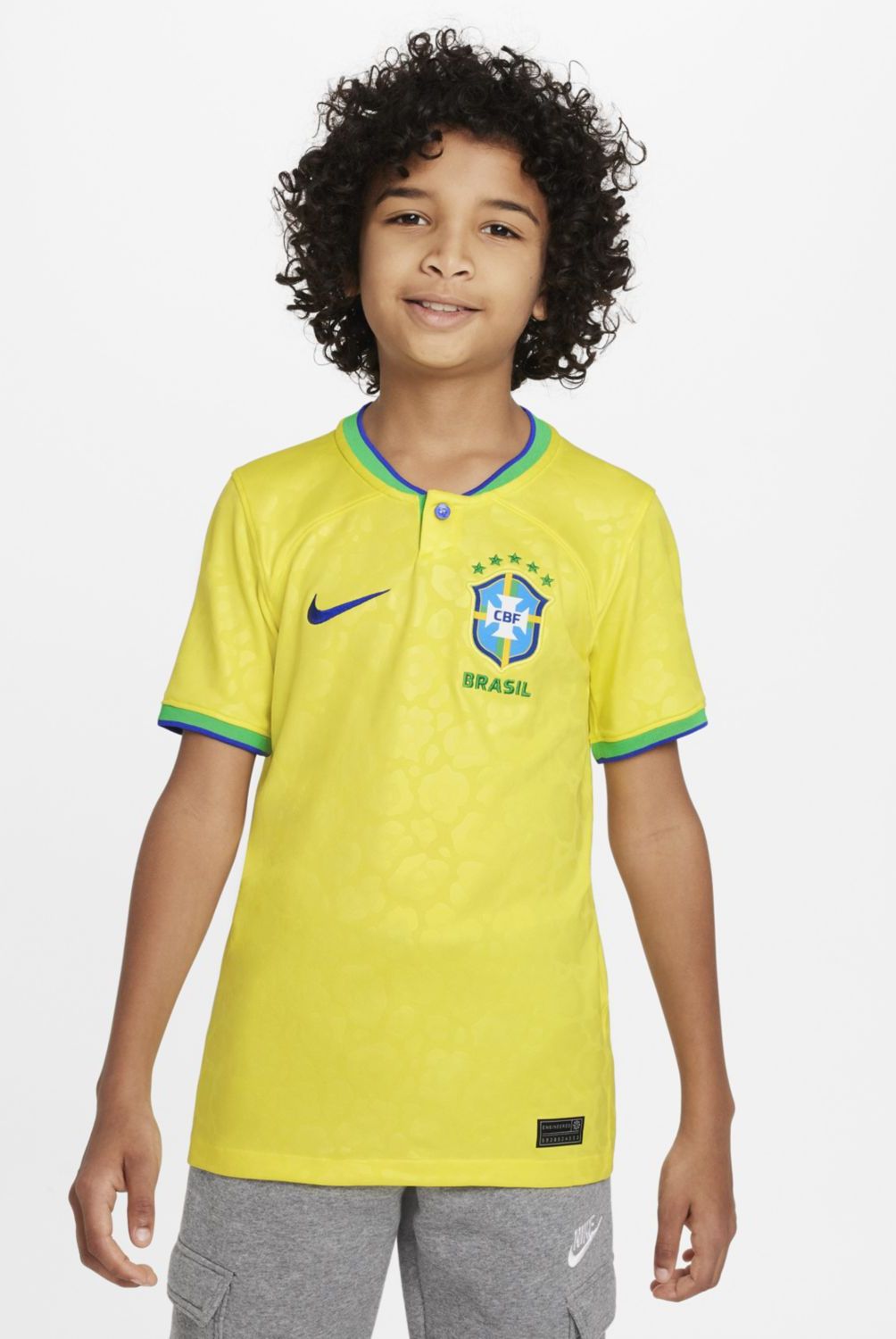 NIKE - Nike Camiseta de Fútbol Brasil Local Niño