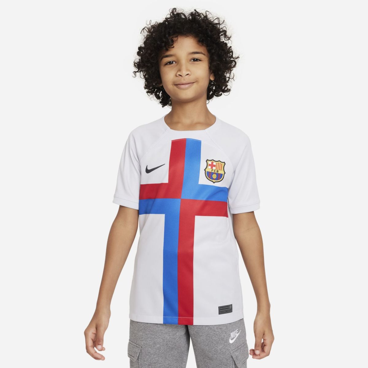 NIKE - Camiseta De Fútbol Fc Barcelona Niño Nike