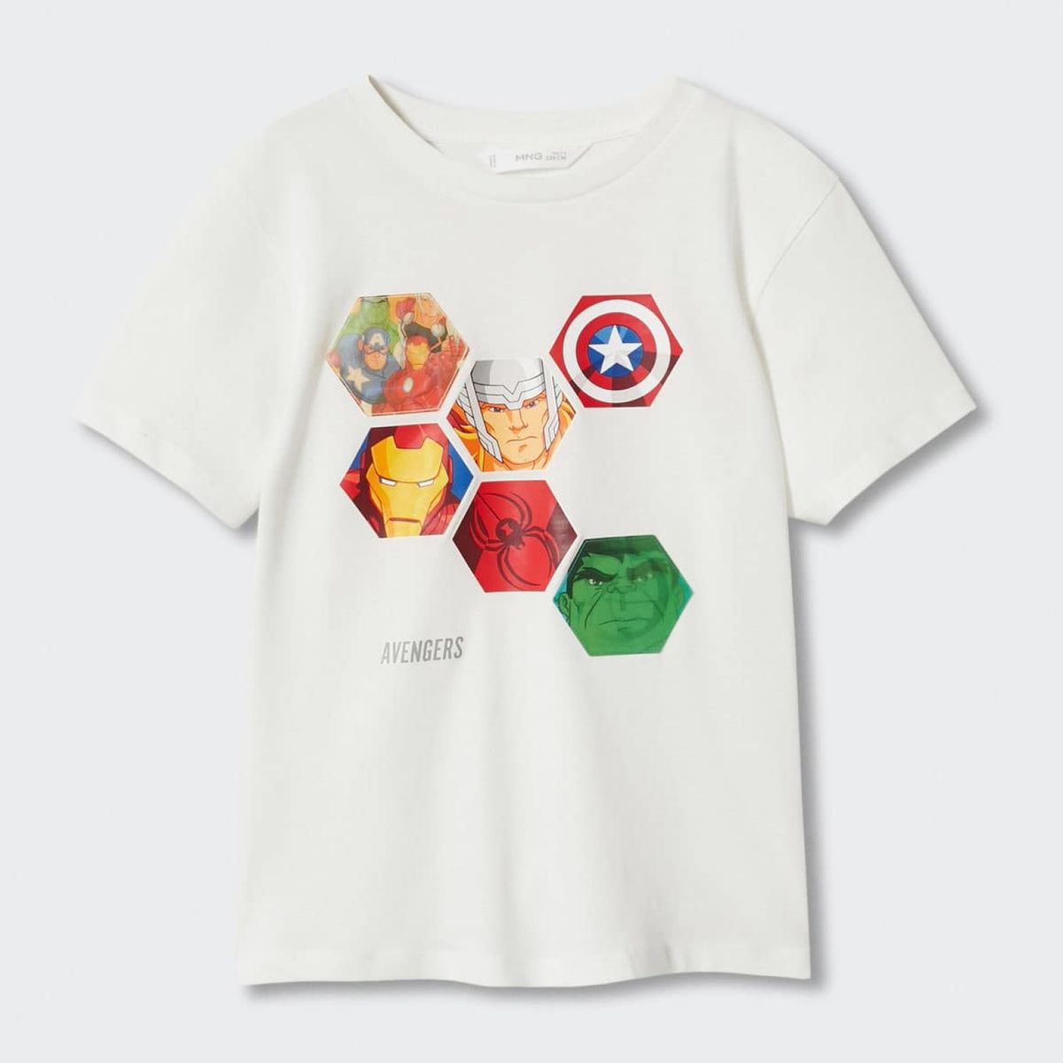 MANGO KIDS - Polera Estampado Marvel Niño Mango Kids