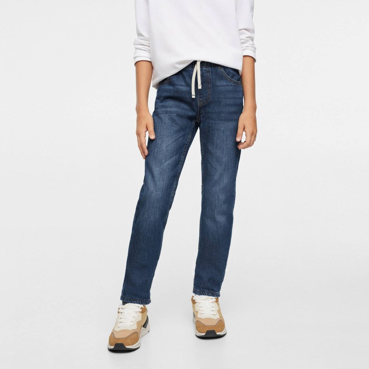 MANGO KIDS - Jeans Cintura Elástica Niño Mango Kids