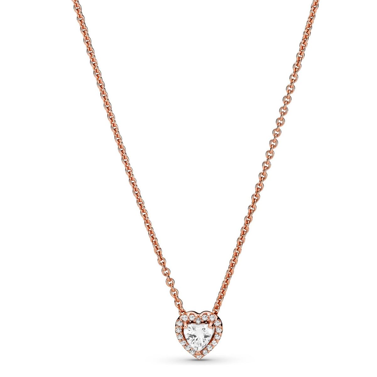 PANDORA - Collar Collier Corazon Reluciente  Mujer Pandora