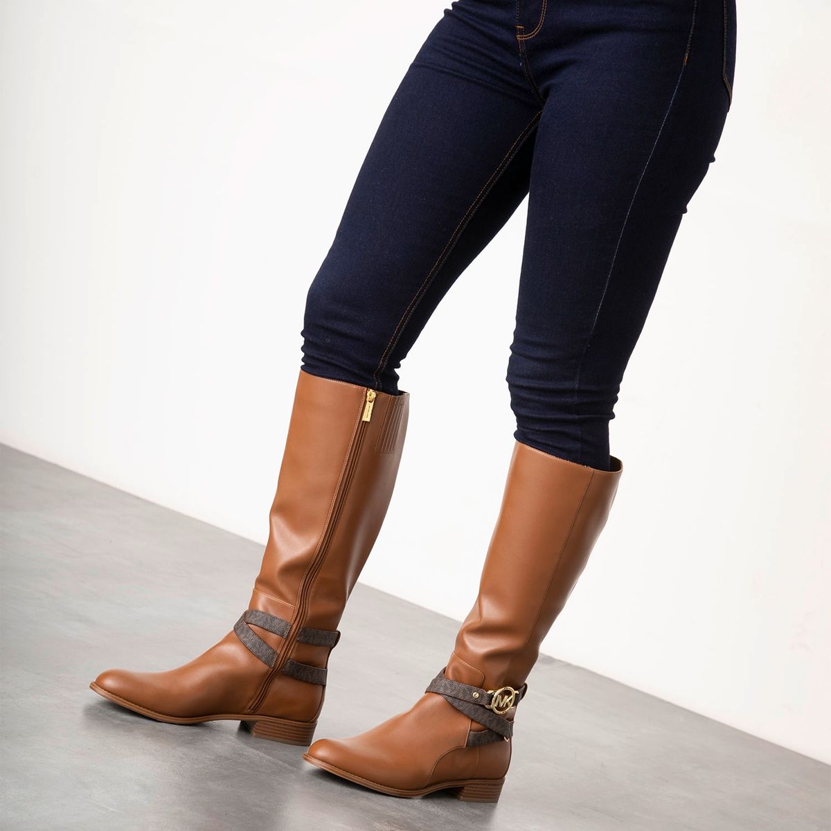 MICHAEL KORS - Bota Larga Mujer Café Michael Kors