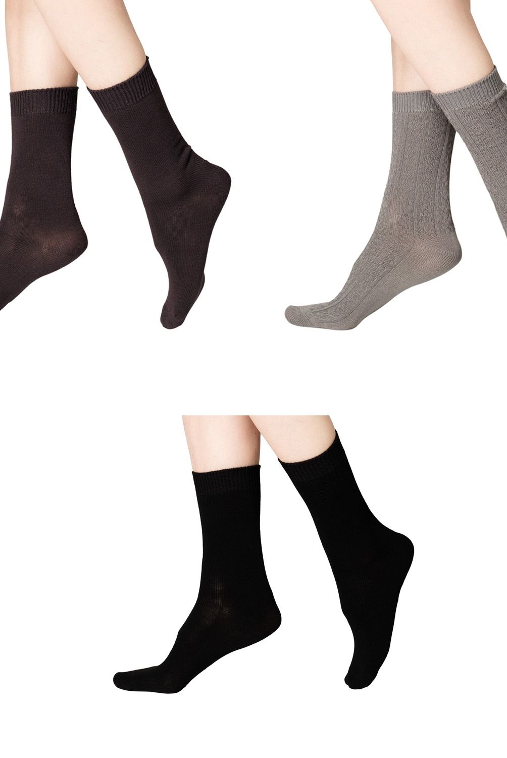 CAFFARENA - Calcetines Casuales Mujer Caffarena