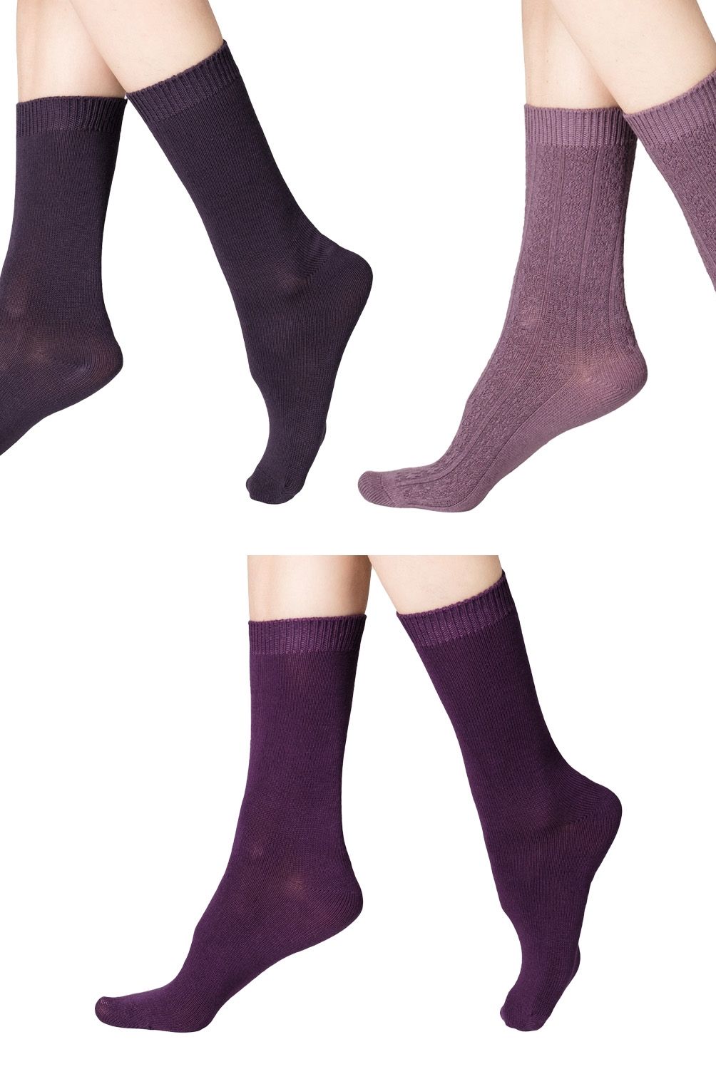 CAFFARENA - Calcetines Casuales Mujer Caffarena