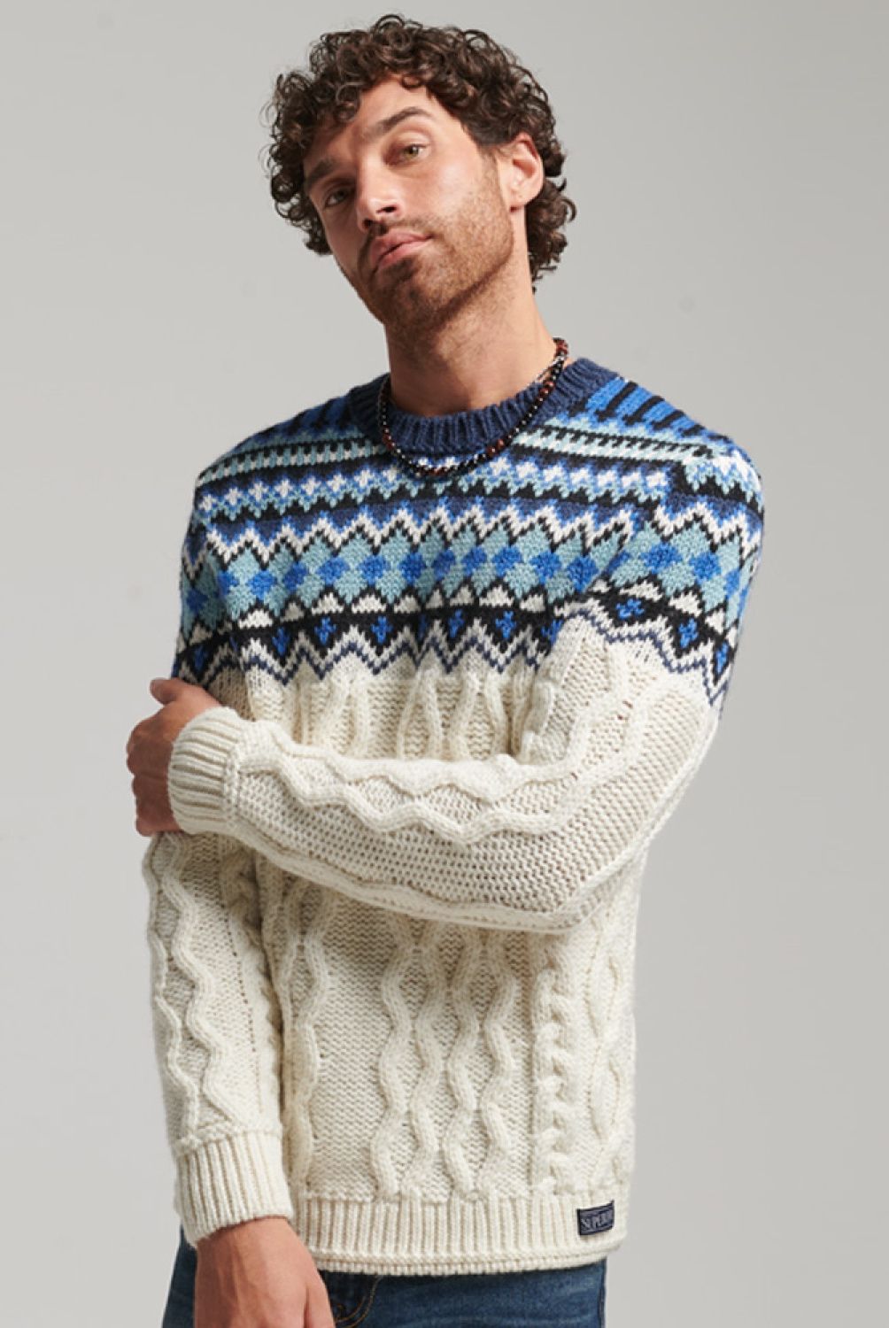 SUPERDRY - Sweater Manga Larga Hombre Superdry