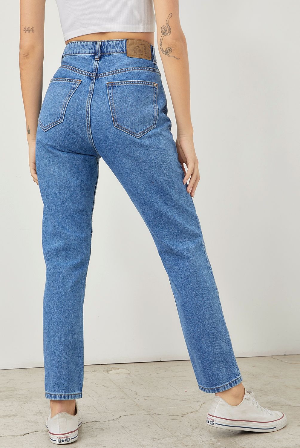 AMERICANINO - Americanino Jeans Mom Tiro Alto Mujer