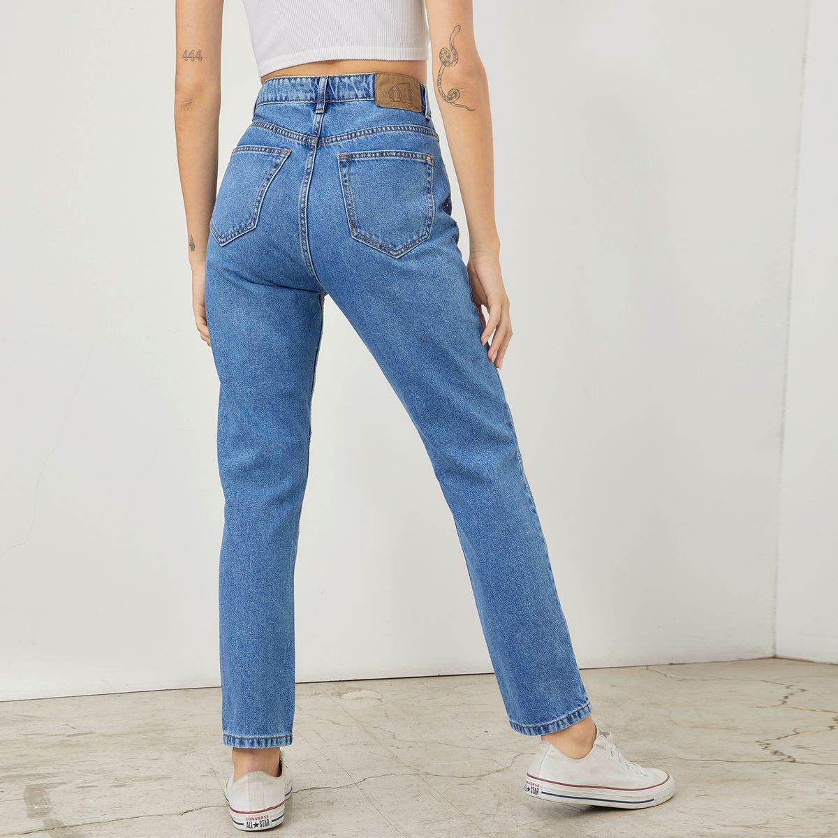 AMERICANINO - Americanino Jeans Mom Tiro Alto Mujer