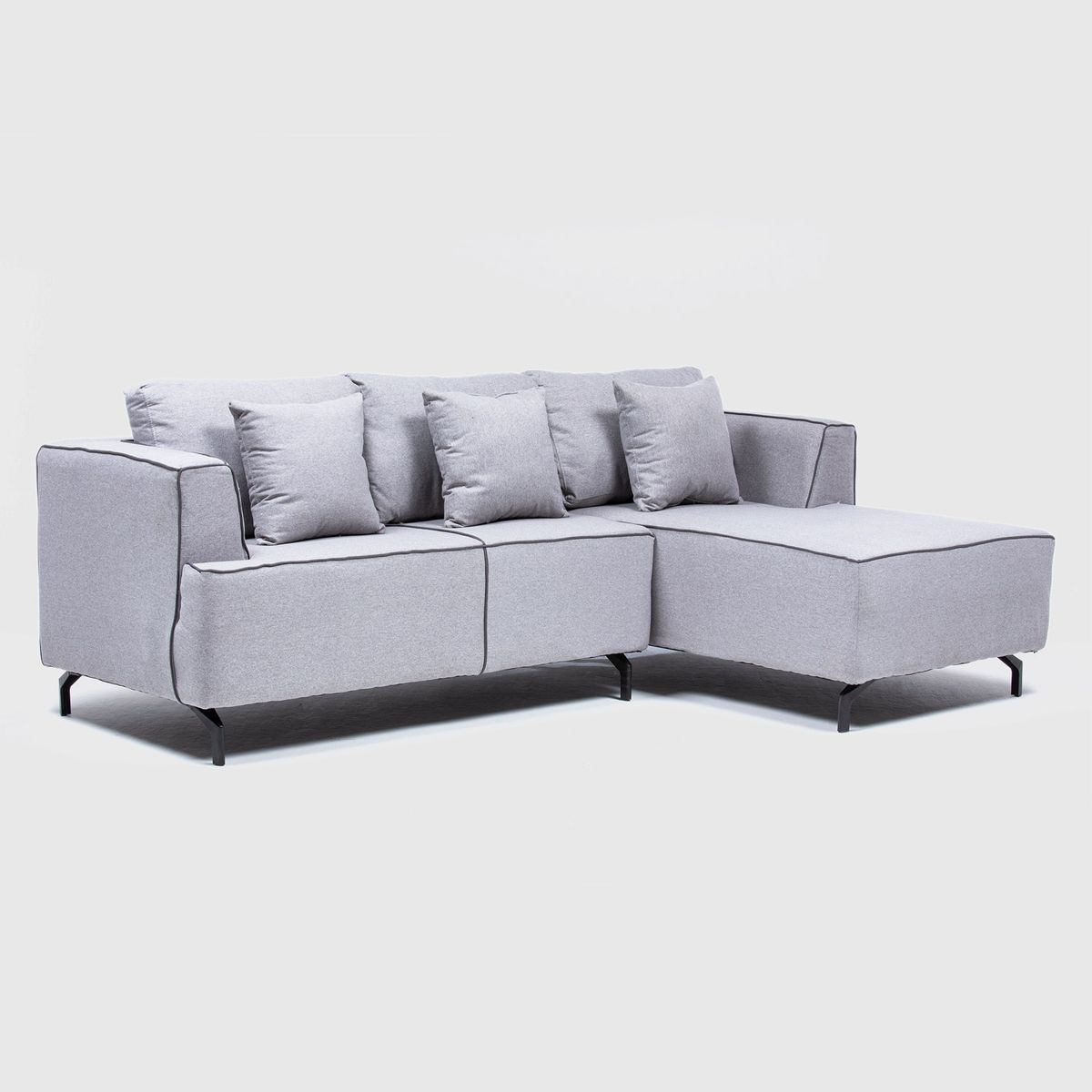 SANENZZO - Sofá Seccional Yanni Tela Sanenzzo