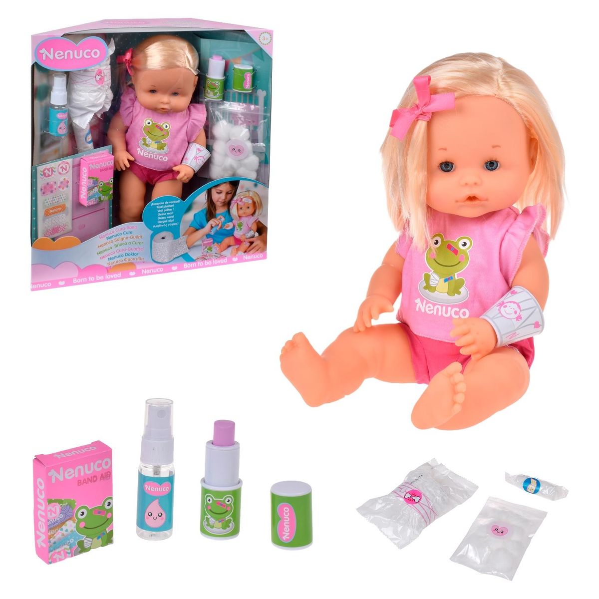 NENUCO - Muñeca Cura Sana De 35 Cms Nenuco