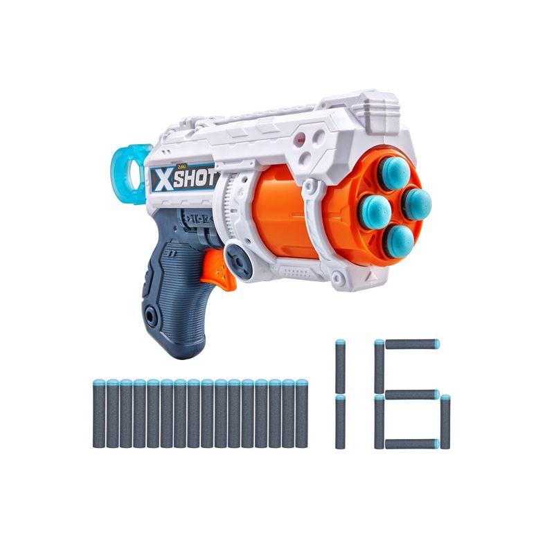 X SHOT - Lanzador Fury 4 Lanza Dardos X Shot
