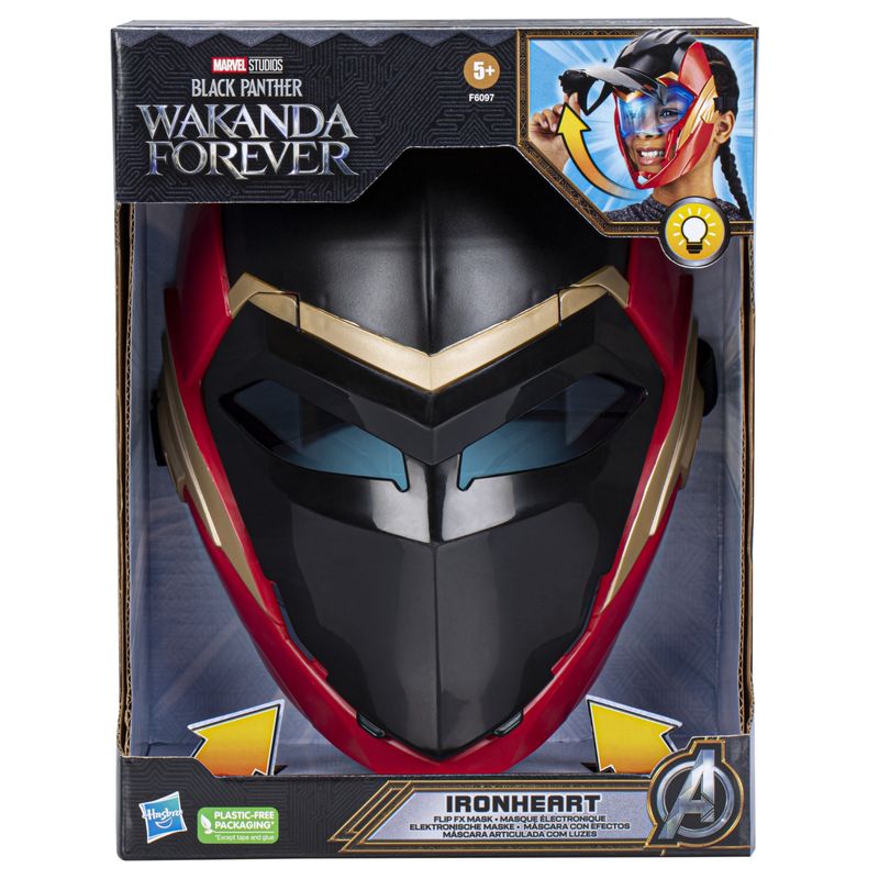 BLACK PANTHER - Máscara Wakanda Forever Ironheart Black Panther