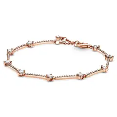 PANDORA - Brazalete Rbarras Con Pave Brillante Mujer