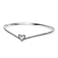 PANDORA - Pulsera Brazalete Rigido Hueso De Los Deseo Mujer