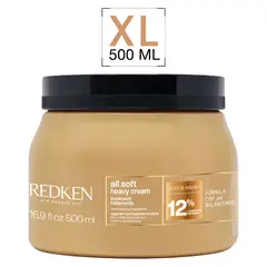 REDKEN - Máscara XL de Tratamiento Hidratante Cabello Seco Heavy Cream All Soft 500ml