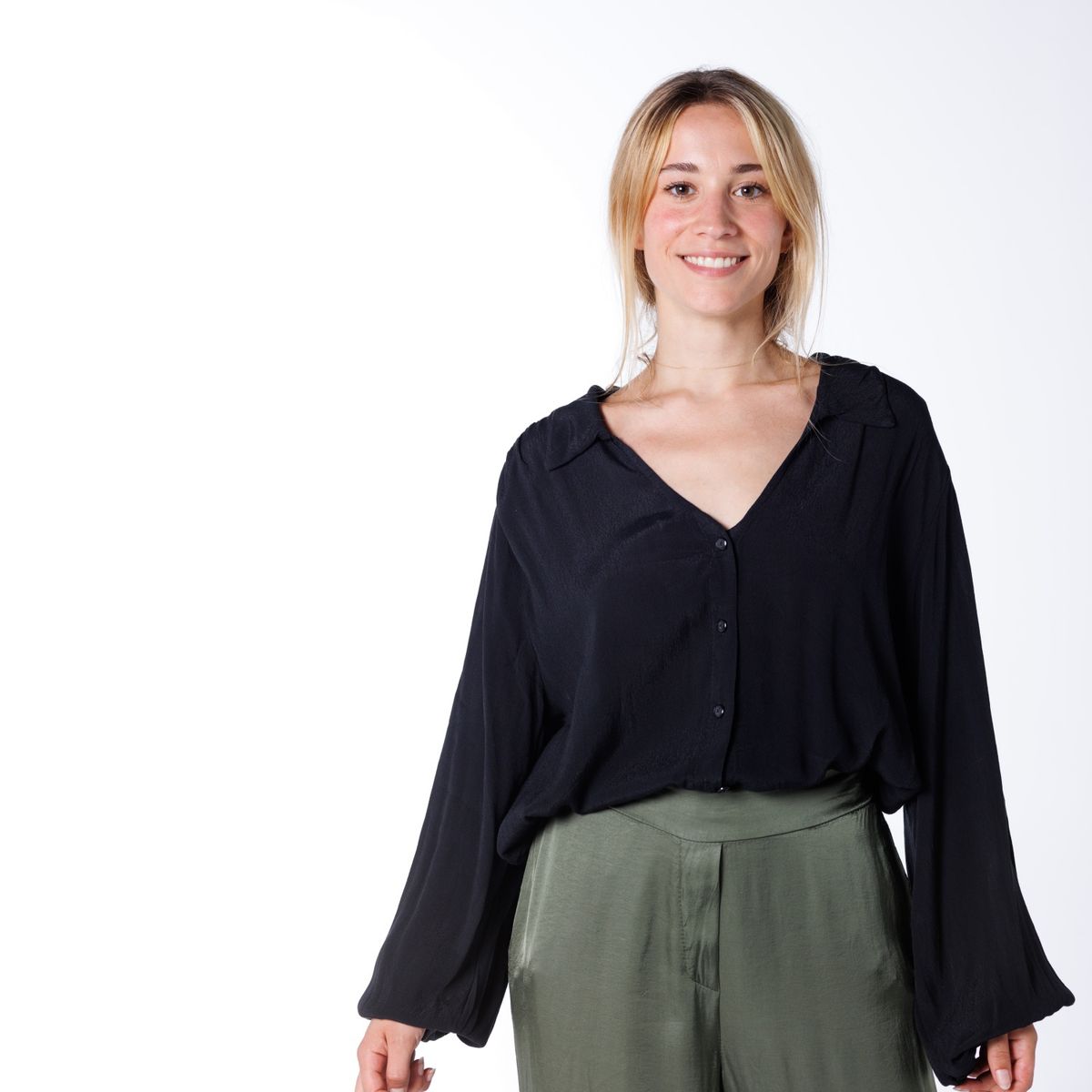 FRIDAYS PROJECT - Camisa Manga Larga Mujer Fridays Project