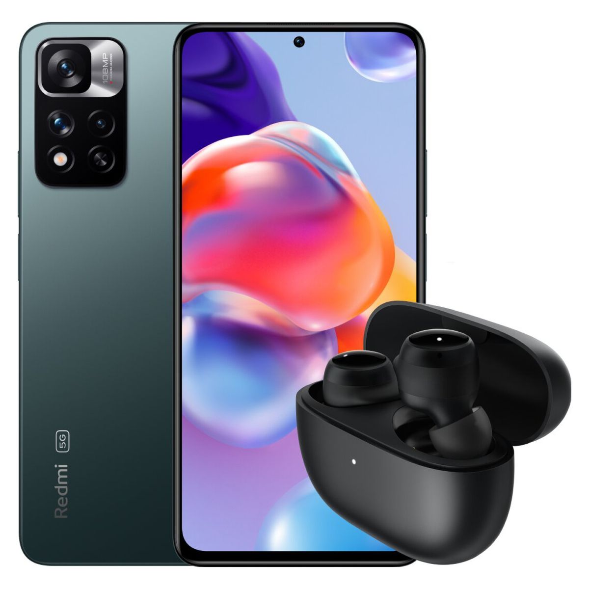 XIAOMI - Redmi Note 11 Pro5G Green 128  Redmi Buds 3 Lite