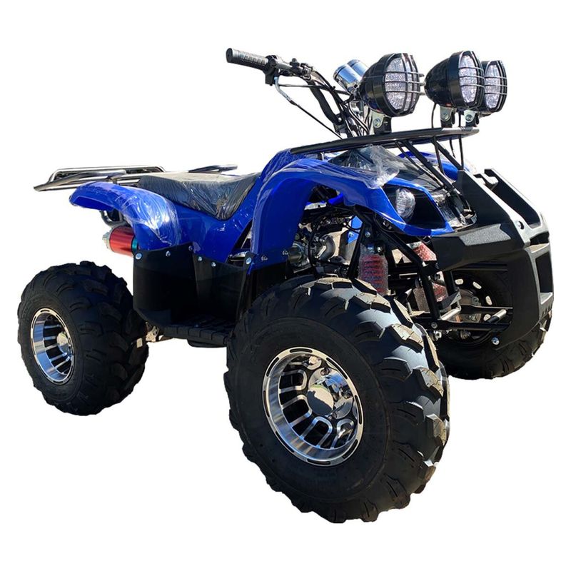 GENERICO - Cuatrimotos 125cc Hummer Color Azul Liso