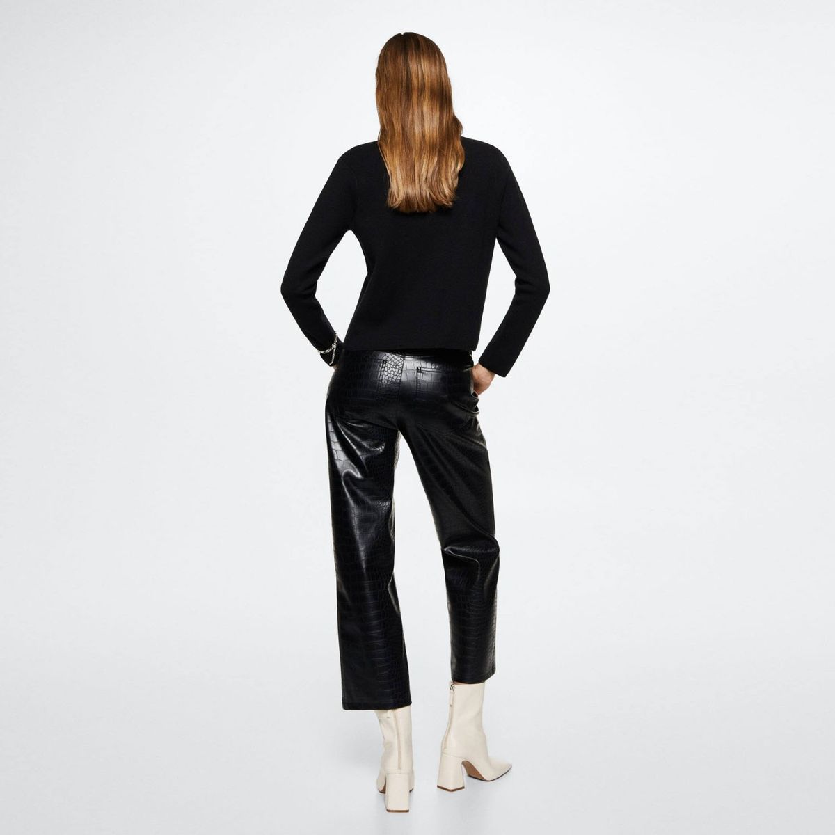 MANGO - Mango Sweater Cuello Perkins Chimney Mujer