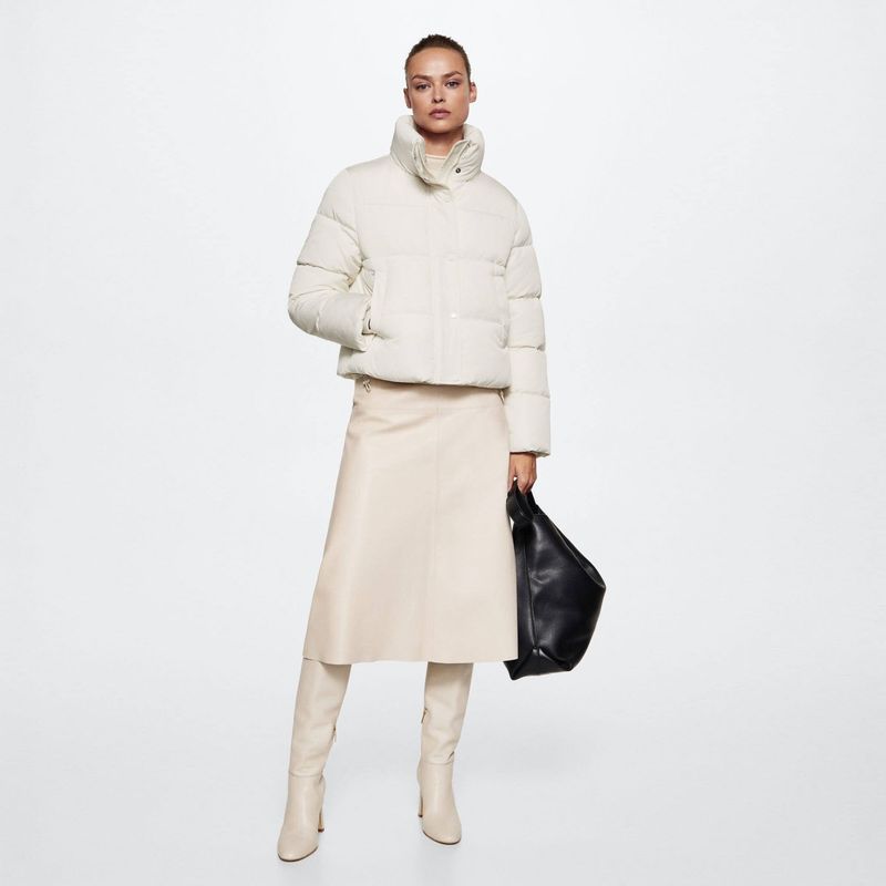 MANGO - Parka Acolchado Ajustable Anita Mujer Mango