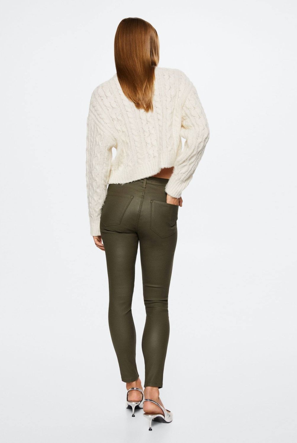 MANGO - Jeans Skinny Isa Tiro Medio Mujer Mango