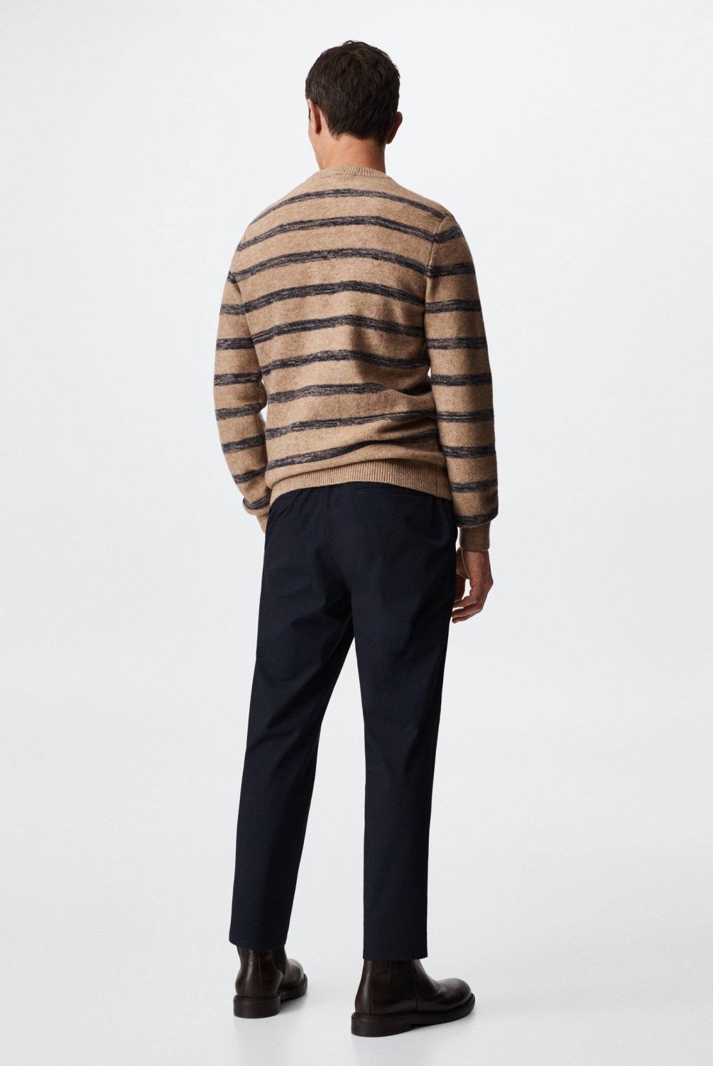 MANGO MAN - Mango Man Sweater Textura Rayas Hombre