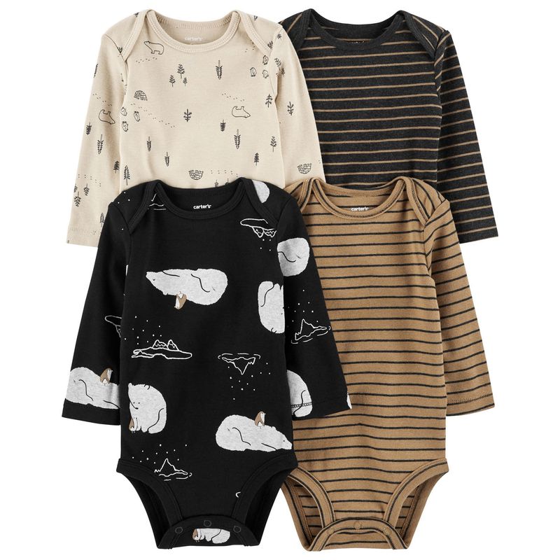 CARTER'S - Pack de Body 4 Unidades Bebé Niño Carter's