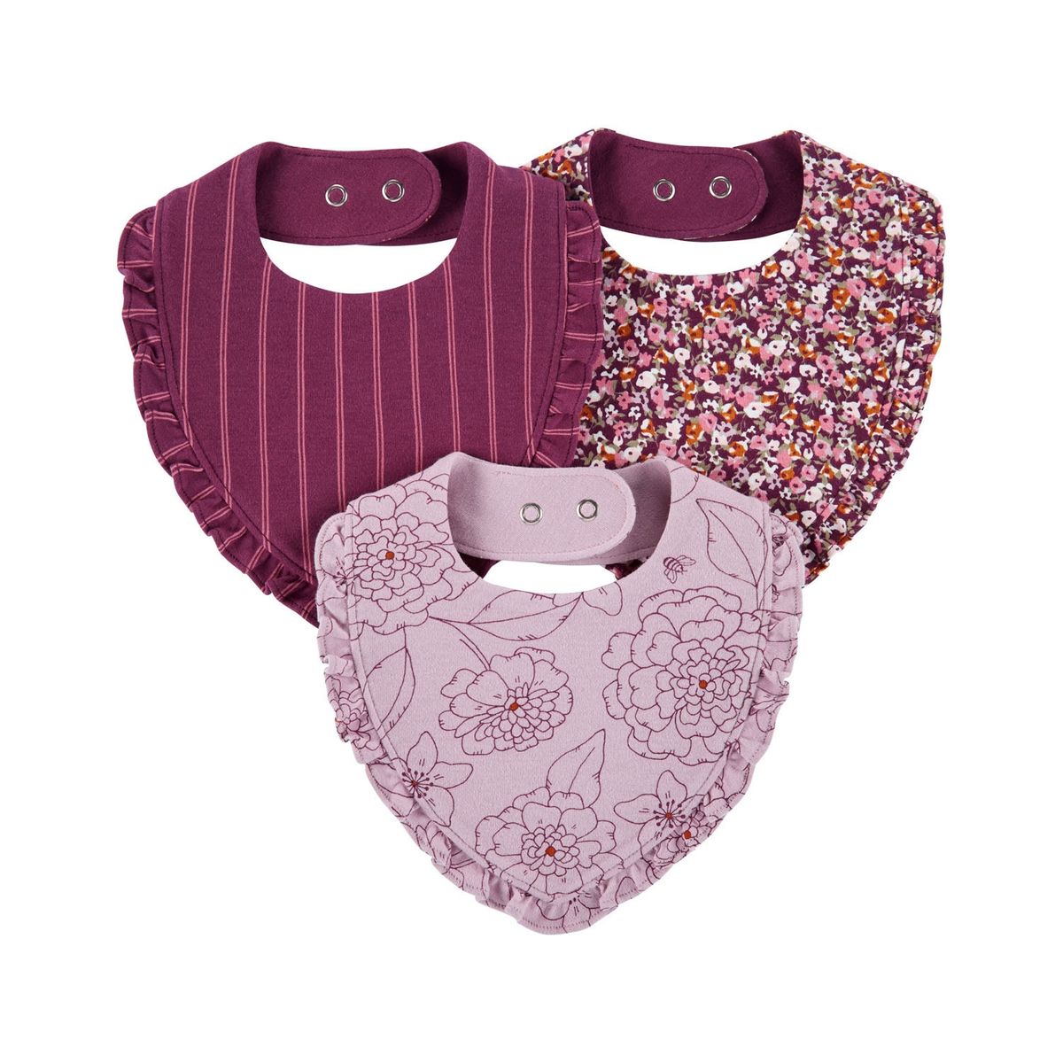 CARTER'S - Carter´s Babero Pack 3 Unidades Bebé Niña