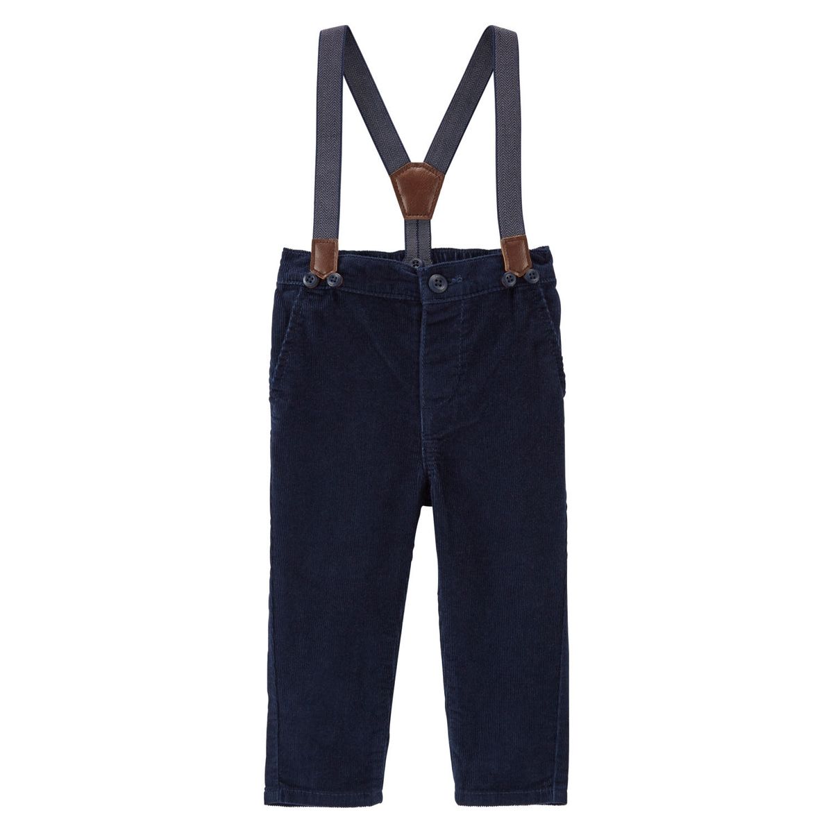 OSHKOSH - Pantalón Cotele con Suspensores Bebé Niño Oshkosh