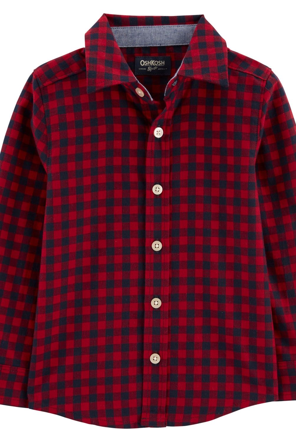 OSHKOSH - Oshkosh Camisa Algodón Cuadrille  Niño