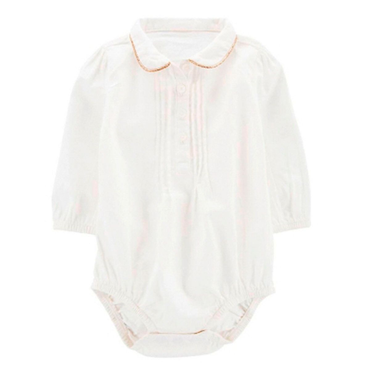 OSHKOSH - Body Algodón Cuello Con Ribete Bebé Niña Oshkosh