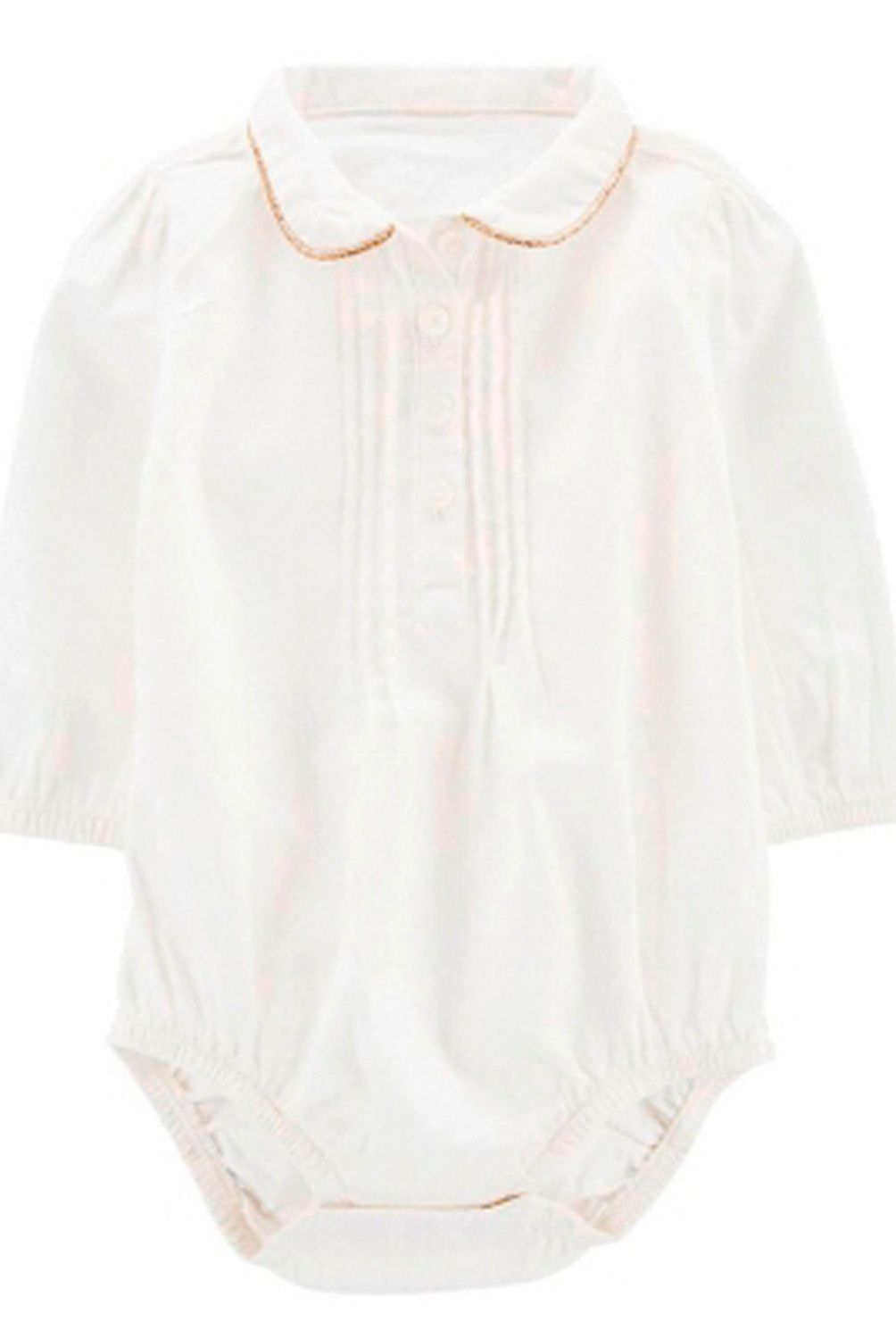OSHKOSH - Body Algodón Cuello Con Ribete Bebé Niña Oshkosh