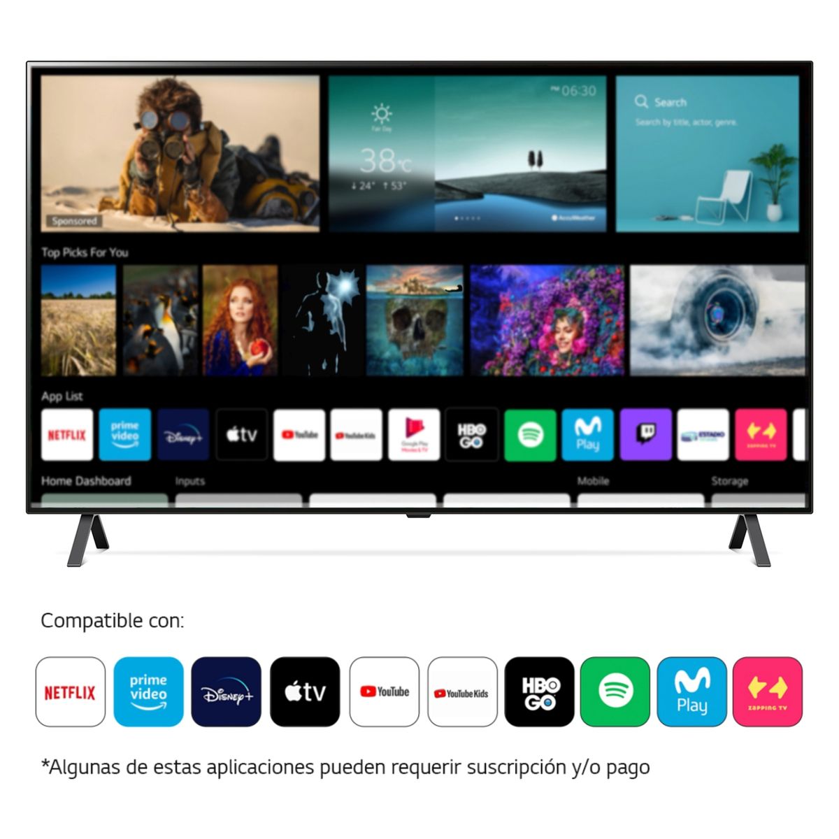 LG - OLED 48'' OLED48A2 4K TV UHD TV Smart TV + Magic Remote LG