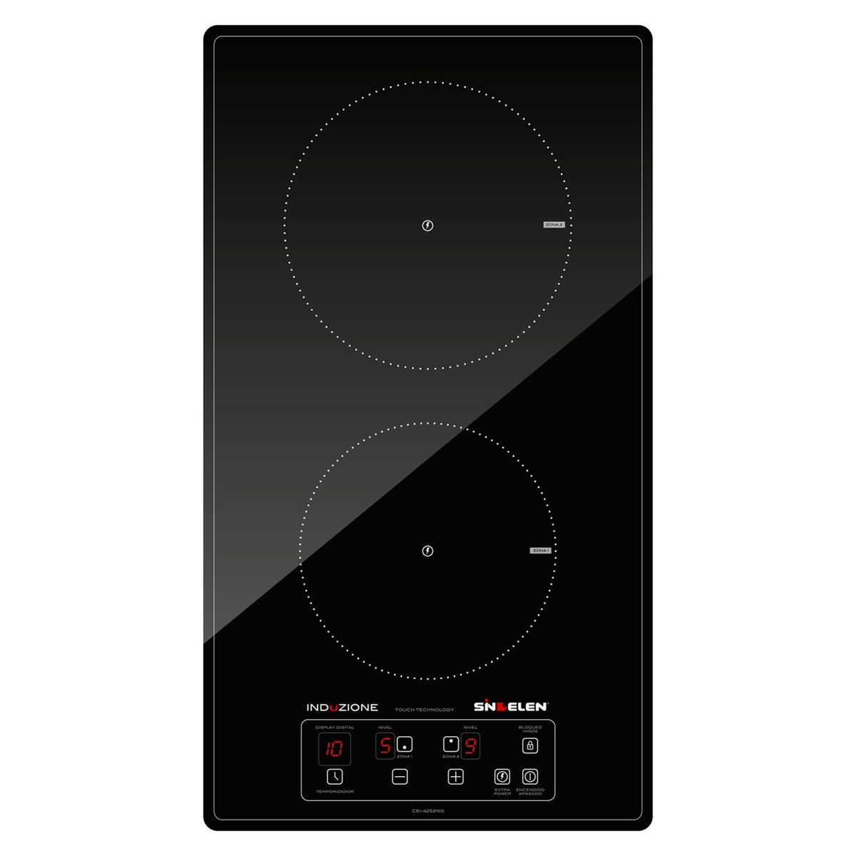 SINDELEN - Encimera Sindelen Cei-4252Ng Inducción 2Z