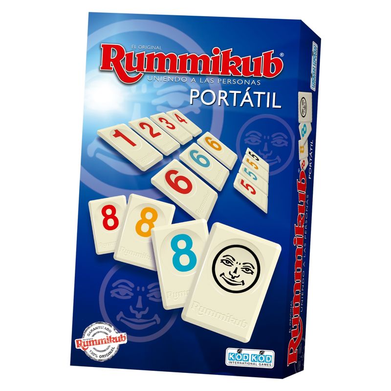 ASMODEE - Juego de Mesa Rummikub Portatil