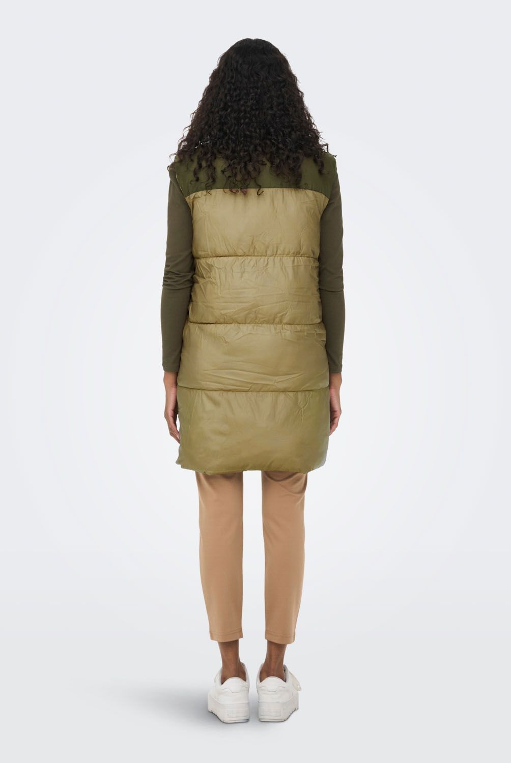 ONLY - Only Parka Larga sin Manga Mujer