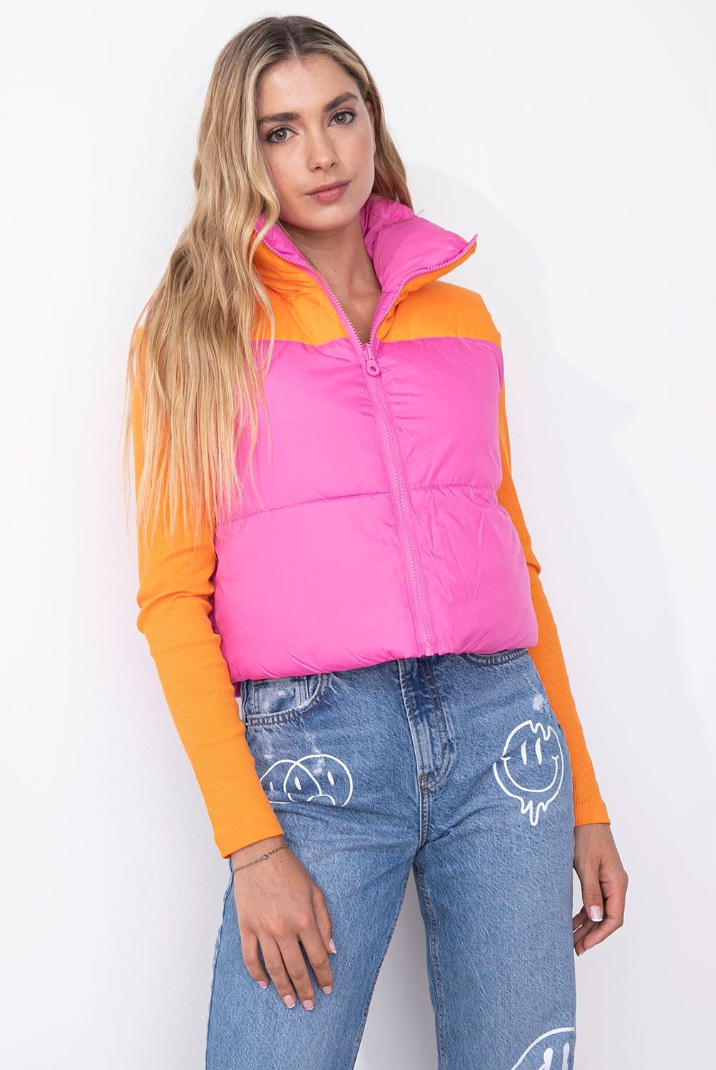 ONLY - Parka Poliester Sin Mangas Mujer Only