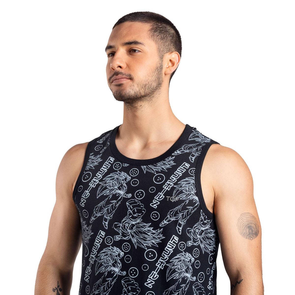 TOP - Top Pijama Sin Manga Algodón Dragon Ball Z Hombre