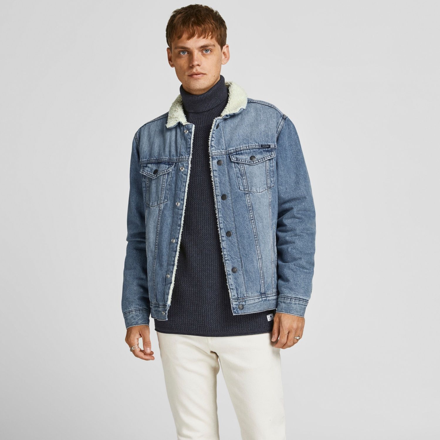 Chaqueta mezclilla hombre
