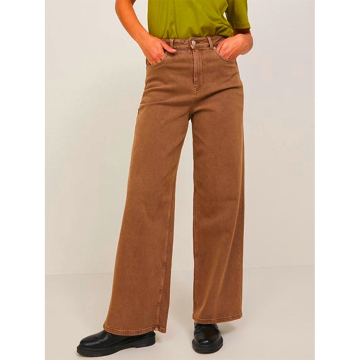 JJXX - Jeans Flare Algodón Tiro Medio Mujer JJXX