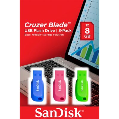 Imagen 2 del producto Pendrive Cruzer Blade 32Gb 3Pack