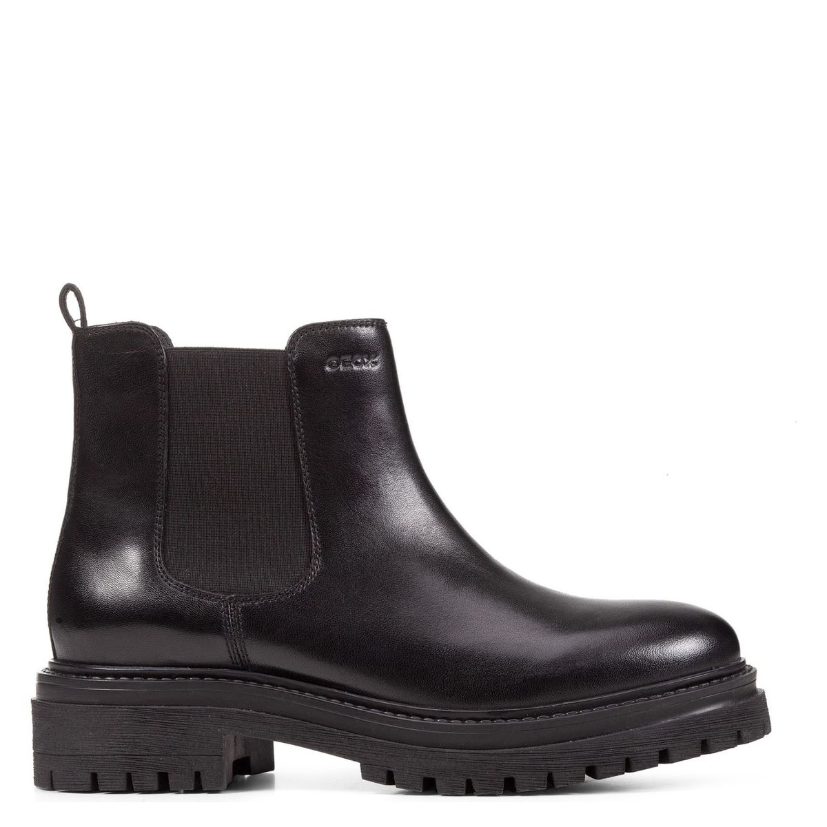 GEOX - Botín Mujer Cuero Negro Geox
