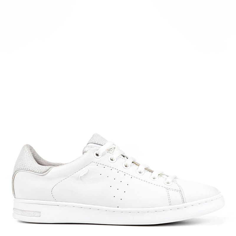 GEOX - Zapatilla Urbana Mujer Cuero Blanco Geox