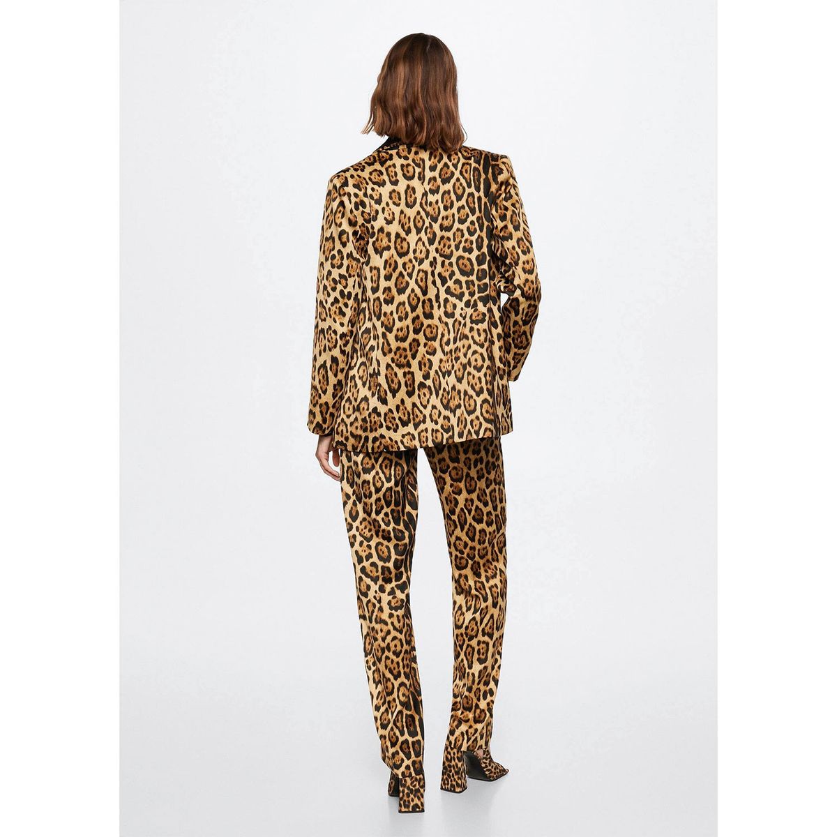 MANGO - Blazer Traje Animal Print Lilly Mujer Mango