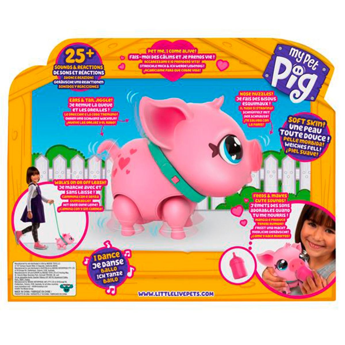 LITTLE LIVE PETS - Juguete Interactivo Cerdito