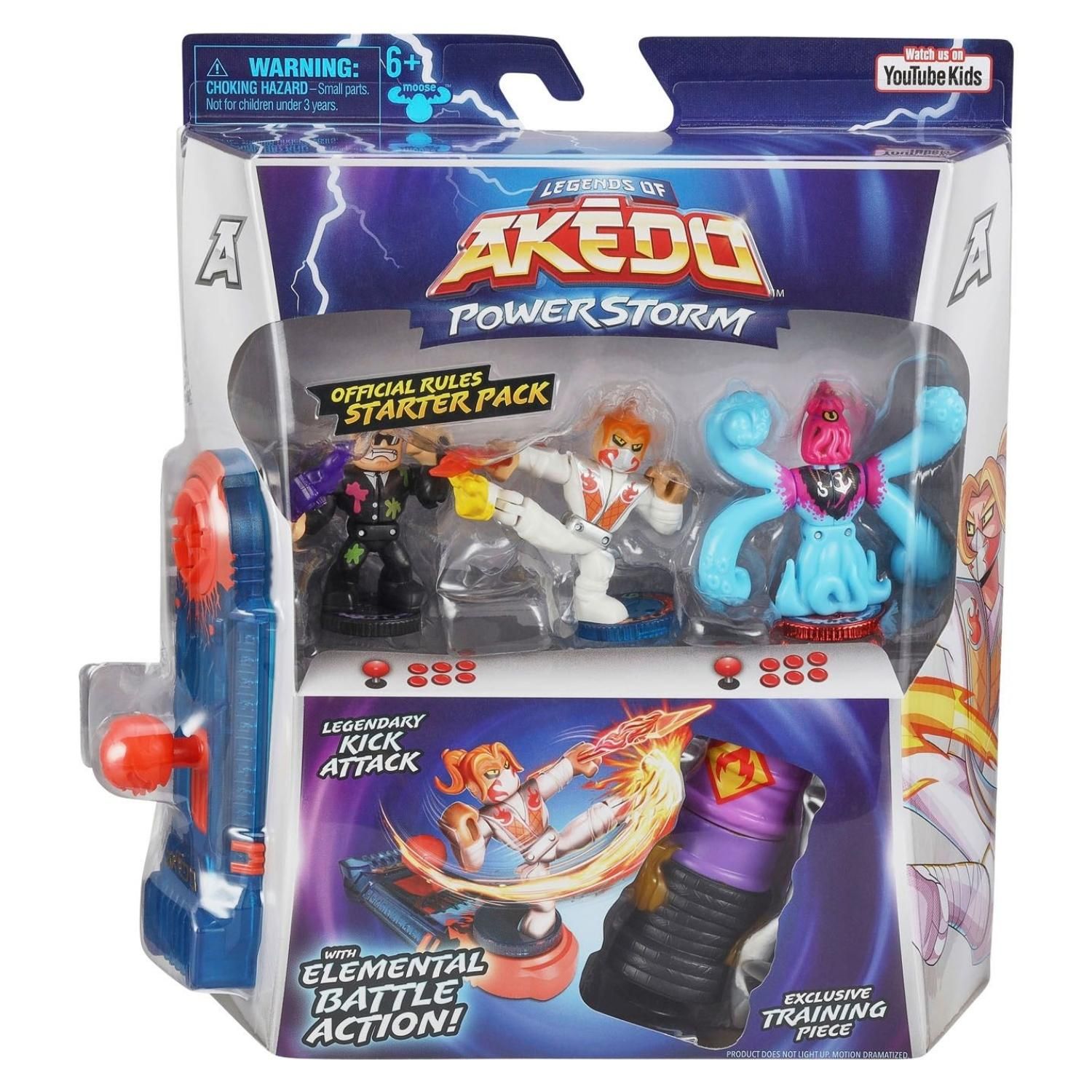 AKEDO Akedo Powerstorm Pack Inicial: 3 Figuras De Combate