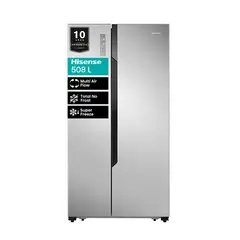 HISENSE - Refrigerador Side by Side 508 Litros No Frost RC-67WS2